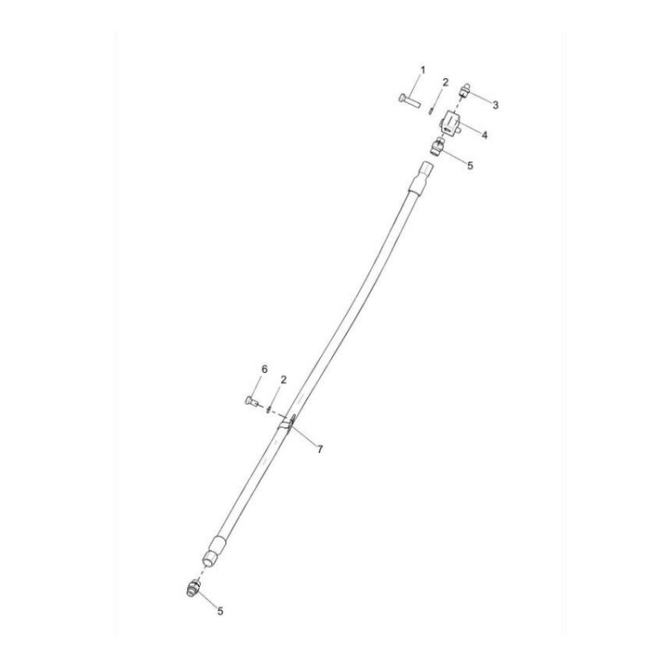 380500427 xcmg gr2605 motor grader pipe clamp