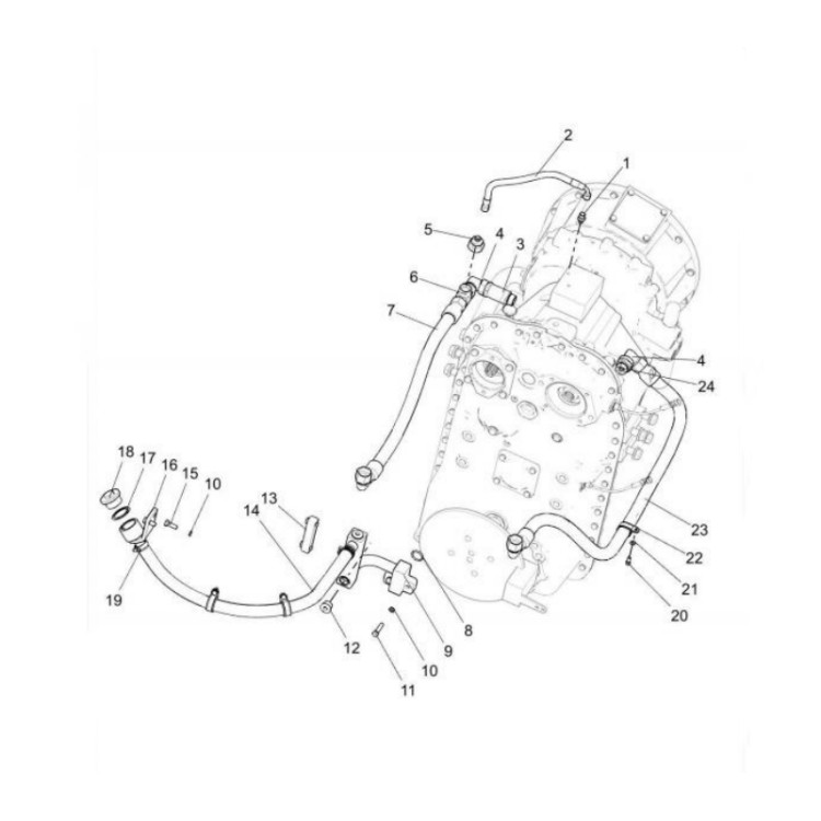 803370406 xcmg gr2605 motor grader connector
