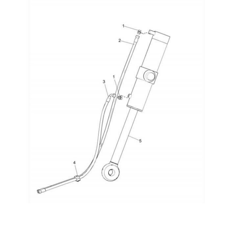 803422530 xcmg gr2605 motor grader hose assembly