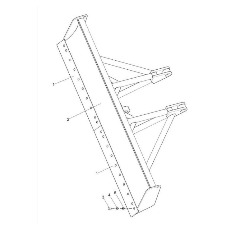 381600477 xcmg gr2605 motor grader blade