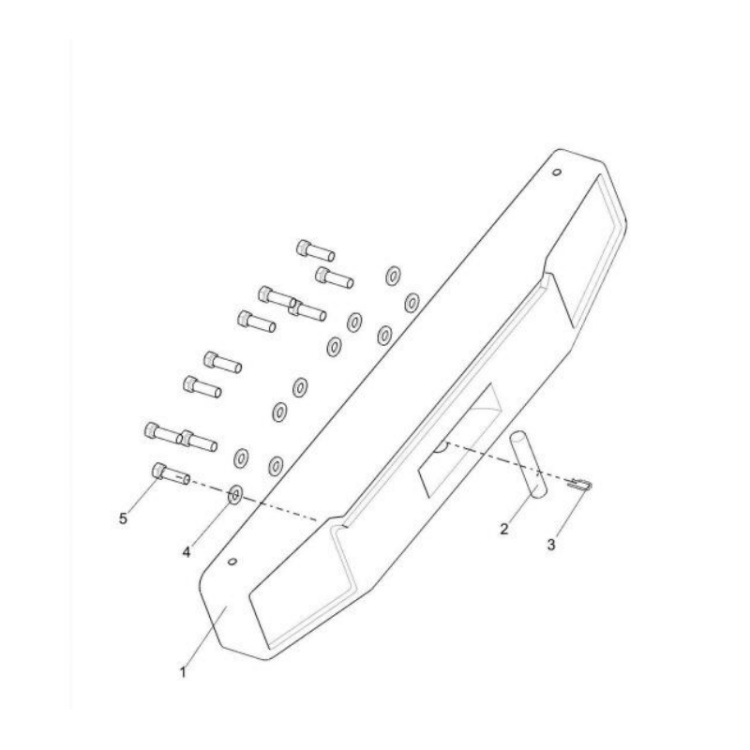 380905044 xcmg gr2605 motor grader traction pin