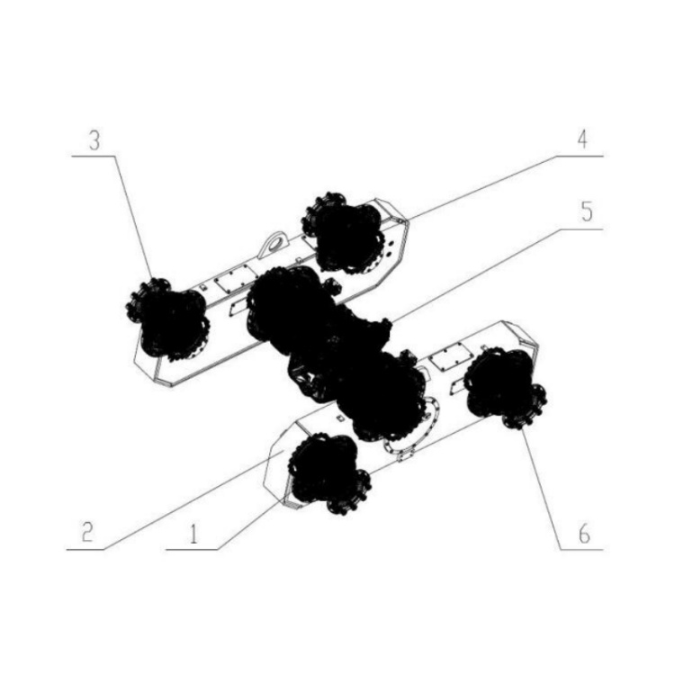 800361422 xcmg gr2605 motor grader wheel side assembly
