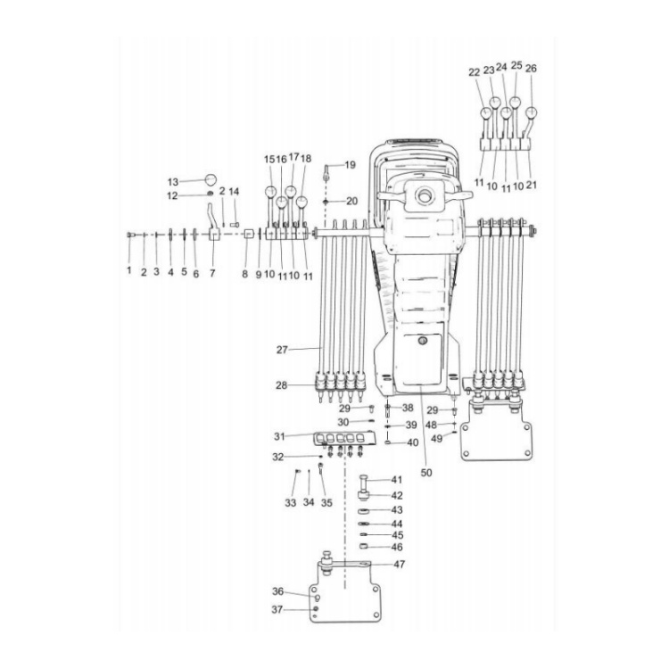 380905163 xcmg gr2605 motor grader joystick