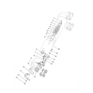 380903972 xcmg gr2605 motor grader pin