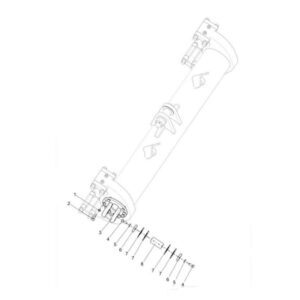 380904893 xcmg gr2605 motor grader pin