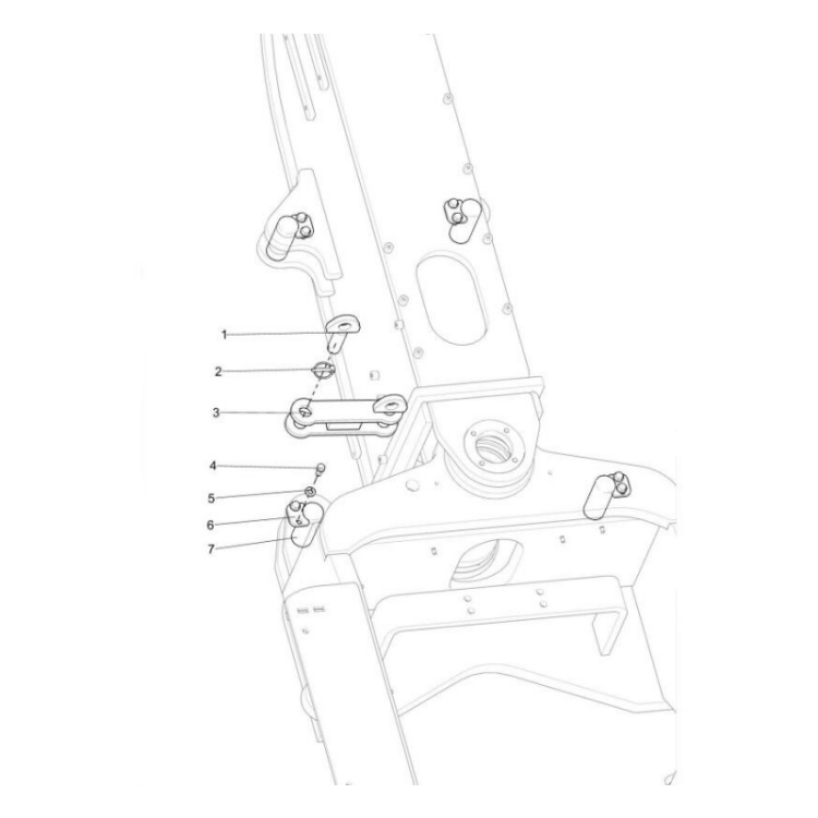 380901157 xcmg gr2605 motor grader spring pin