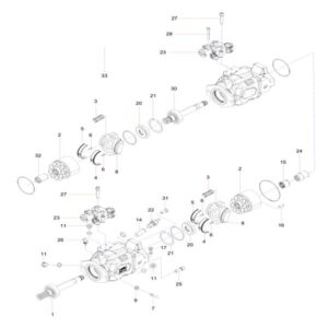 150108010013A Composite Pump Set Sany SY1350C1C3KH Tracked hydraulic excavator spare parts