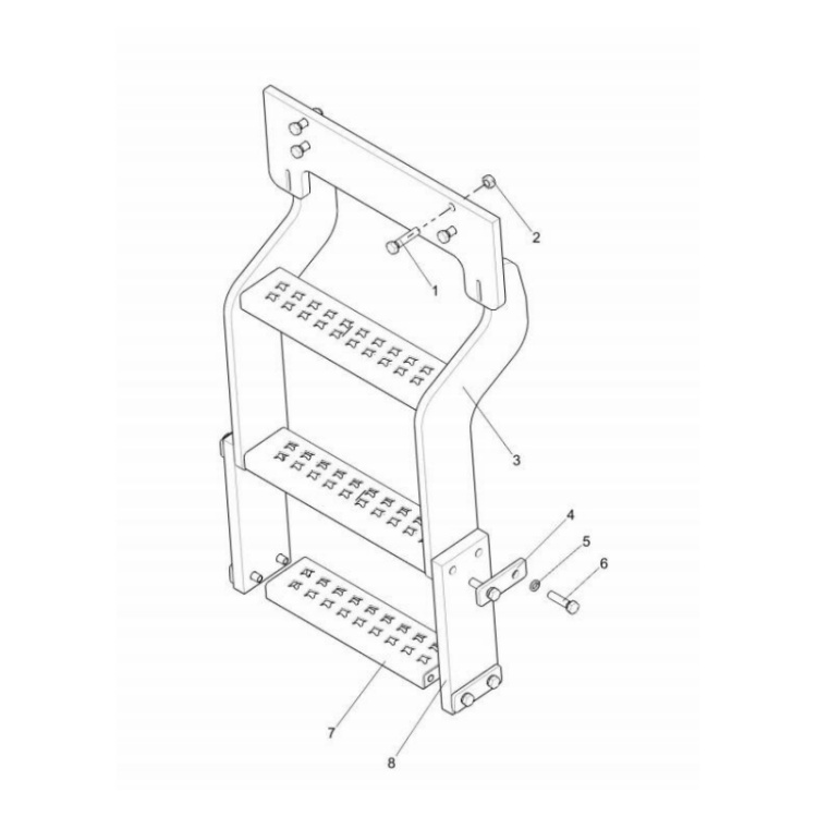 380300683 xcmg gr2605 motor grader horizontal pedal