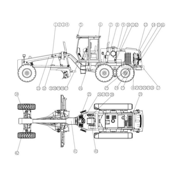 803592181 xcmg gr2605 motor grader plug in pressure switch
