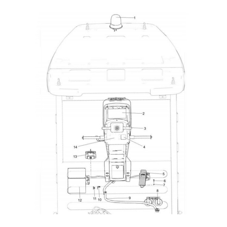 803590828 xcmg gr2605 motor grader grader instrument display