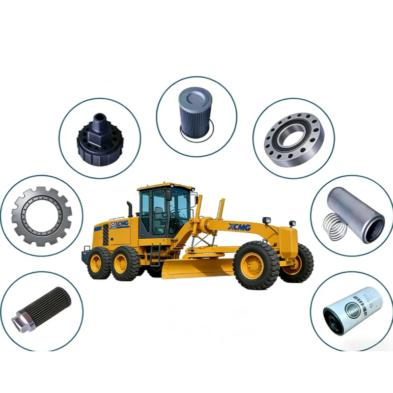 XCMG mining motor grader machine and spare parts, professional sany parts supplier for heavy equipment