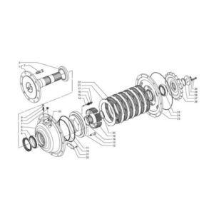 3522993 xcmg gr2605 motor grader output shaft assembly