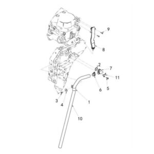 c107460 xcmg gr2605 motor grader pipe clamp