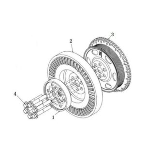 c3978478 xcmg gr2605 motor grader crankshaft flange