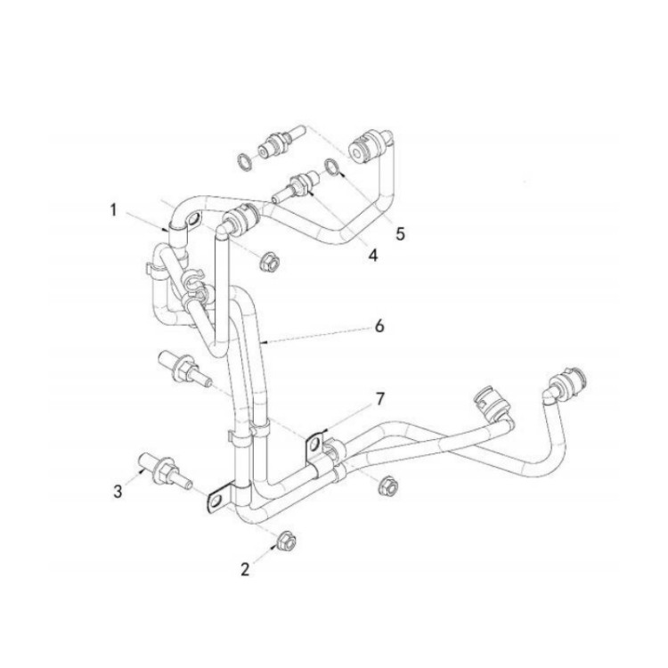 c4891385 xcmg gr2605 motor grader seal washer