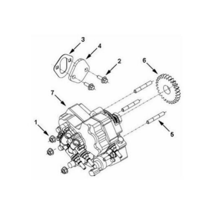 c3955153 xcmg gr2605 motor grader fuel pump gear