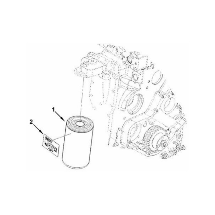 c3937736 xcmg gr2605 motor grader oil filter