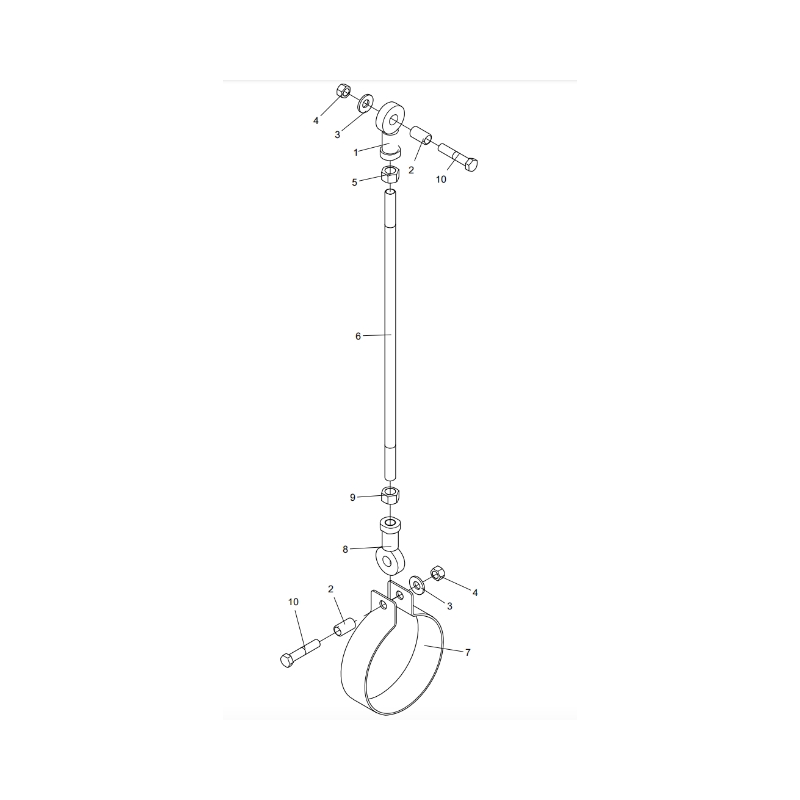 330101070 Intake/Exhaust Bracket Assembly XCMG XDE130 Electric driving dump truck spare parts