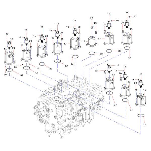 150602080013A Sany SY1350C1C3KH Tracked hydraulic excavator spare parts