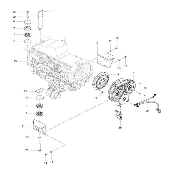 SSY004953388 Lifting Platform Sany SY1350C1C3KH Tracked hydraulic excavator spare parts