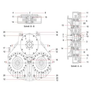 130301000100A004 Spindle Sany SY1350C1C3KH Tracked hydraulic excavator spare parts