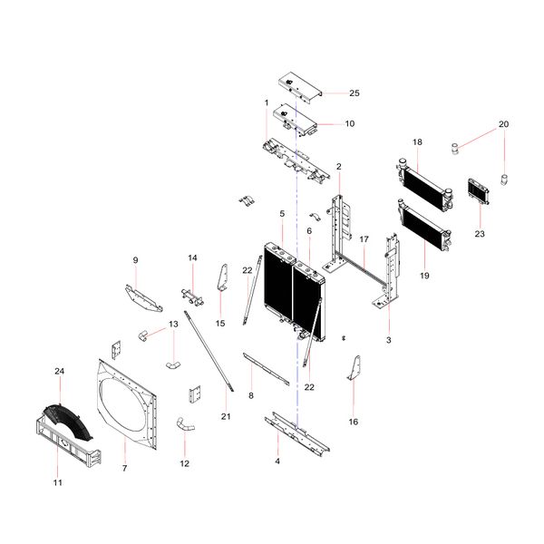 160801020133B017 Upper support plate assembly Sany SY1350C1C3KH Tracked hydraulic excavator spare parts