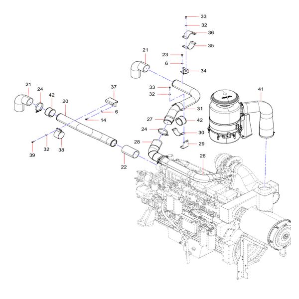 SSY004963575 Steel Pipe Sany SY1350C1C3KH Tracked hydraulic excavator spare parts