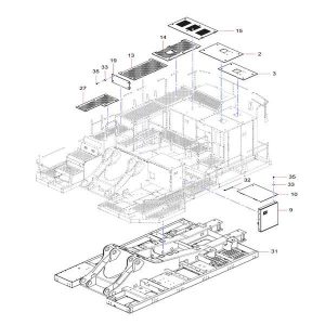 SSY009682534 Main pump front upper cover assembly Sany SY1350C1C3KH Tracked hydraulic excavator spare parts