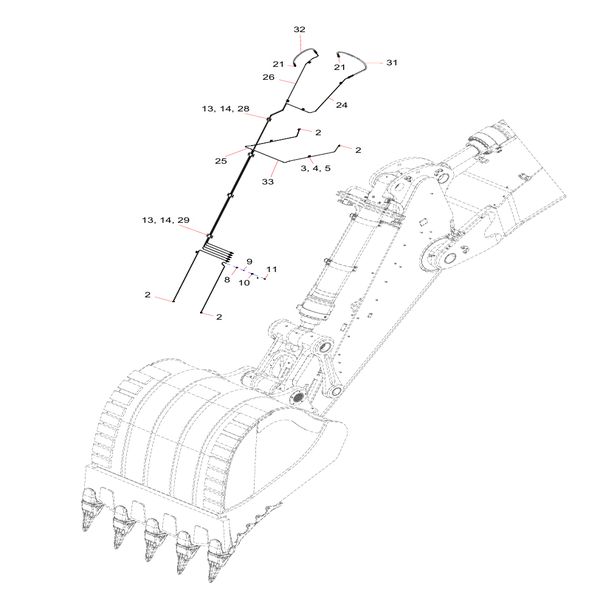B229900001092 Special Card Sleeve Sany SY1350C1C3KH Tracked hydraulic excavator spare parts