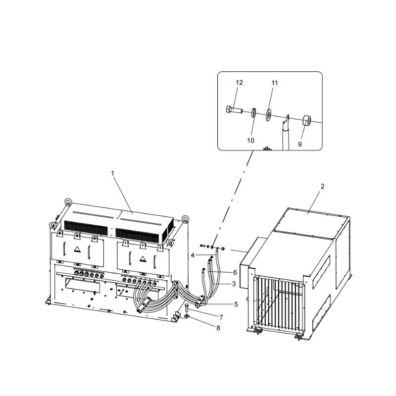 330106530 Strong Current Electrical System XCMG XDE130 Electric driving dump truck spare parts