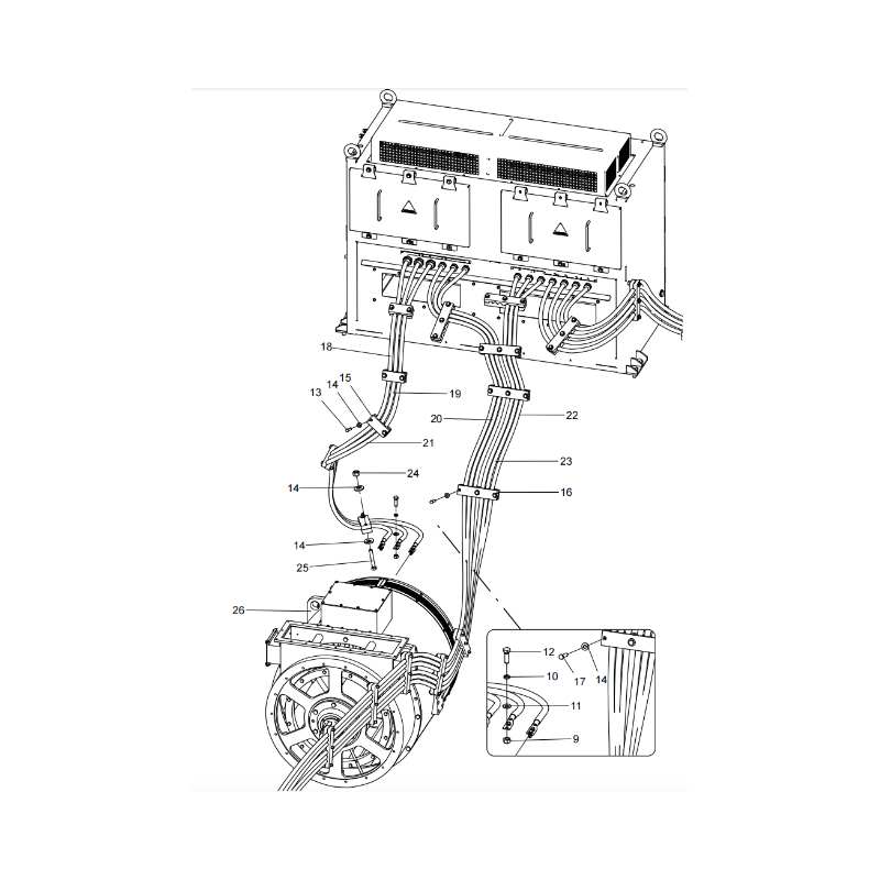 330106530 Strong Current Electrical System XCMG XDE130 Electric driving dump truck spare parts