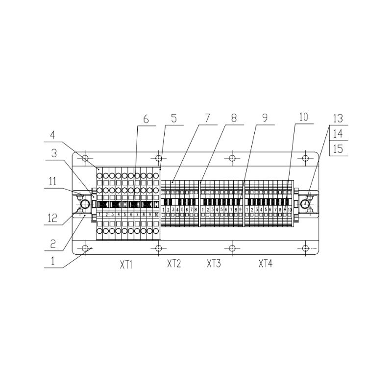 803591155 Terminal Board Component XCMG XDE130 Electric driving dump truck spare parts