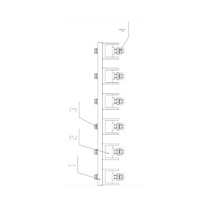 803591163 Wire Holder Assembly XCMG XDE130 Electric driving dump truck spare parts
