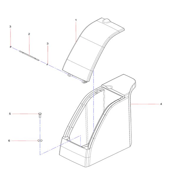 13114981 Storage box lid assembly Sany SY1350C1C3KH Tracked hydraulic excavator spare parts