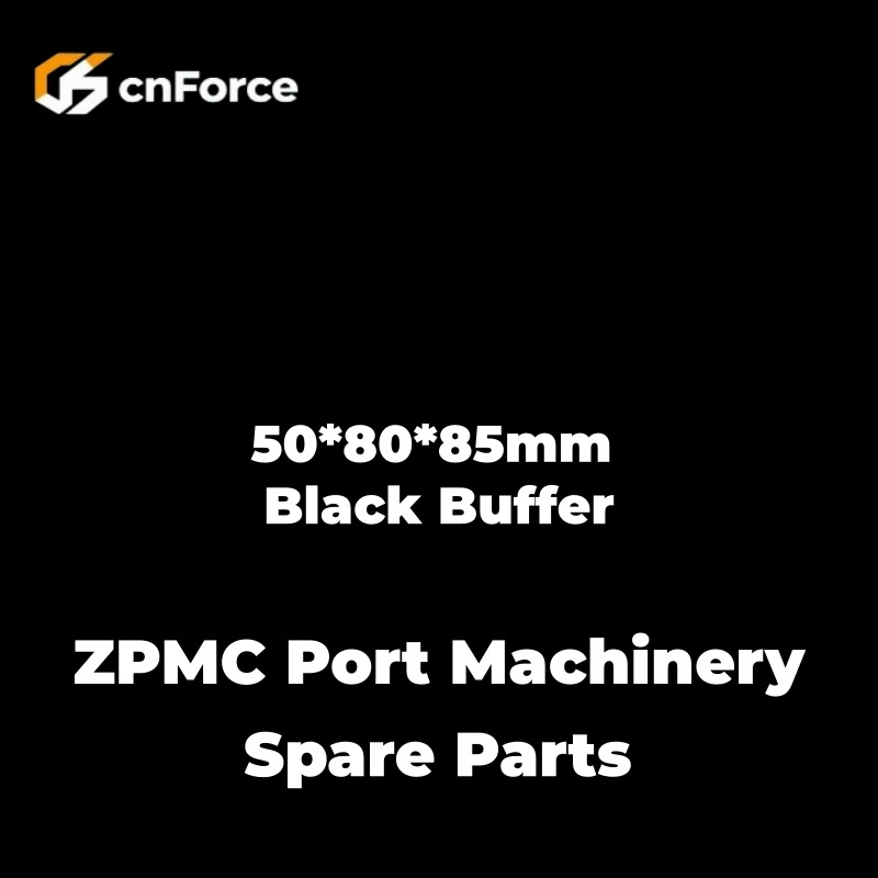 50*80*85mm black buffer zpmc port machinery spare parts