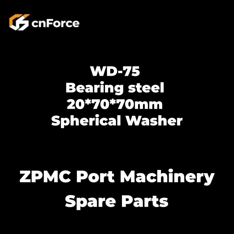 wd 75 bearing steel 20*70*70mm spherical washer zpmc port machinery spare parts