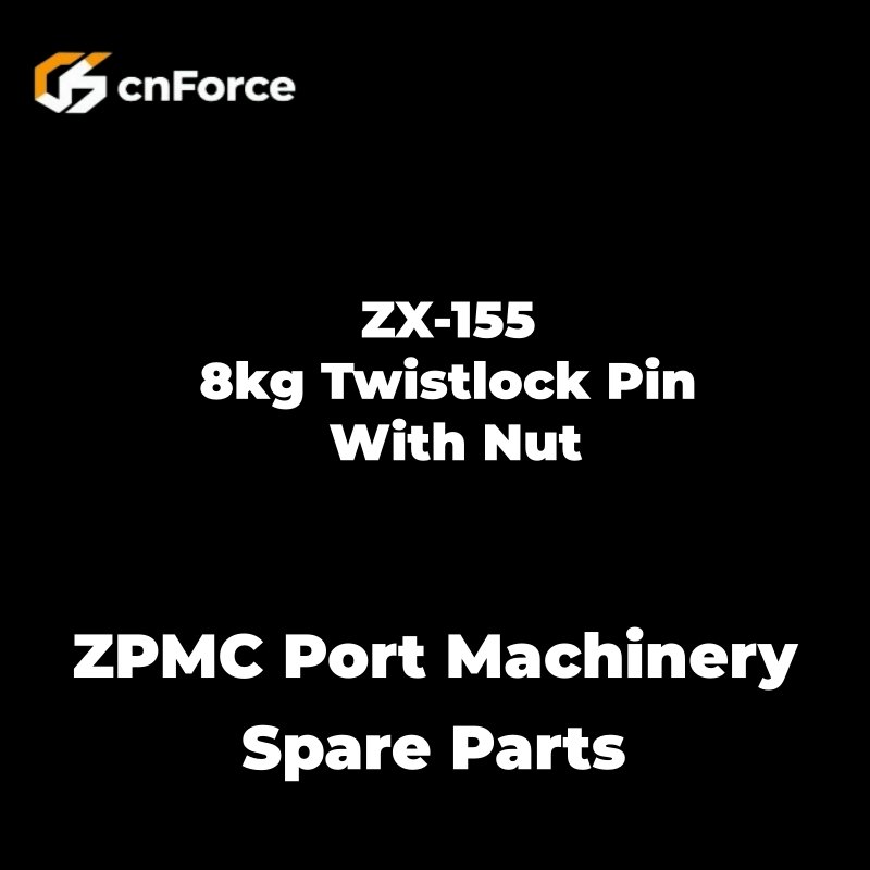 zx 155 8kg twistlock pin with nut zpmc port machinery spare parts