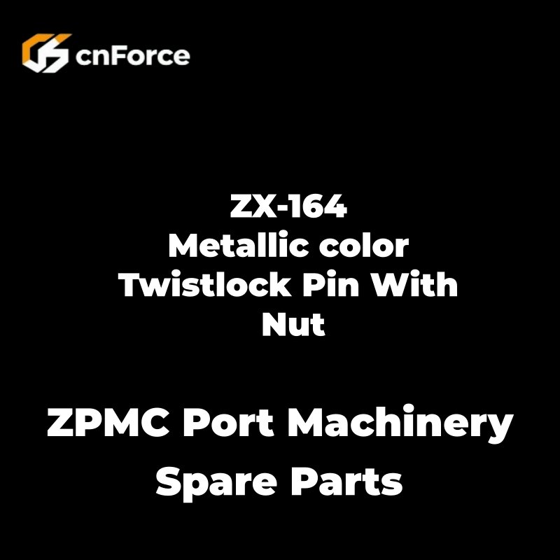 zx 164 metallic color twistlock pin with nut zpmc port machinery spare parts