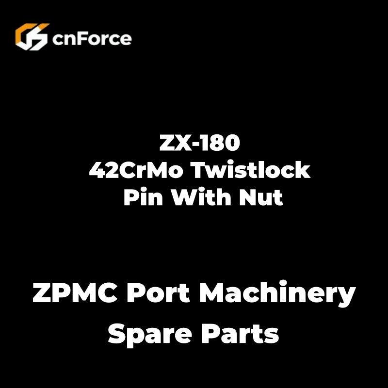 zx 180 42crmo twistlock pin with nut zpmc port machinery spare parts