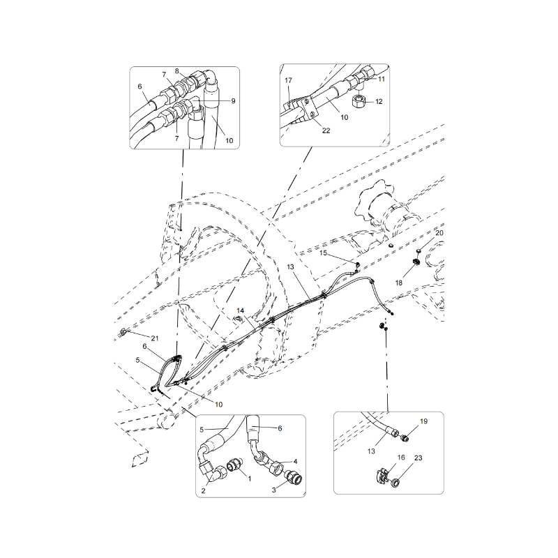 330106451 Centralized Lubrication Hydraulic Pipe Laying XCMG XDE130 Electric driving dump truck spare parts