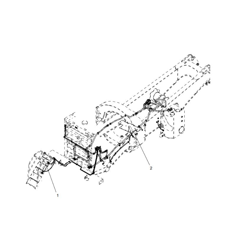 330106373 Cooling And Lubricating Piping XCMG XDE130 Electric driving dump truck spare parts