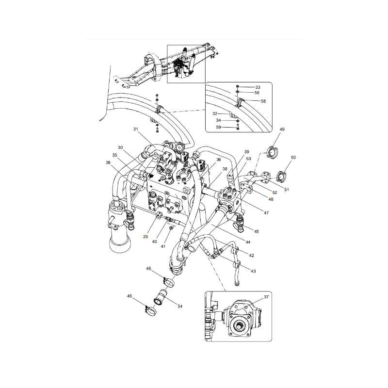 330106370 Lifting System Piping XCMG XDE130 Electric driving dump truck spare parts
