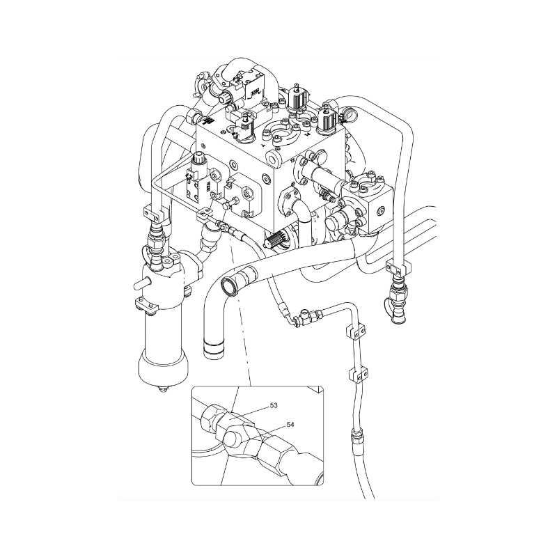 330106370 Lifting System Piping XCMG XDE130 Electric driving dump truck spare parts