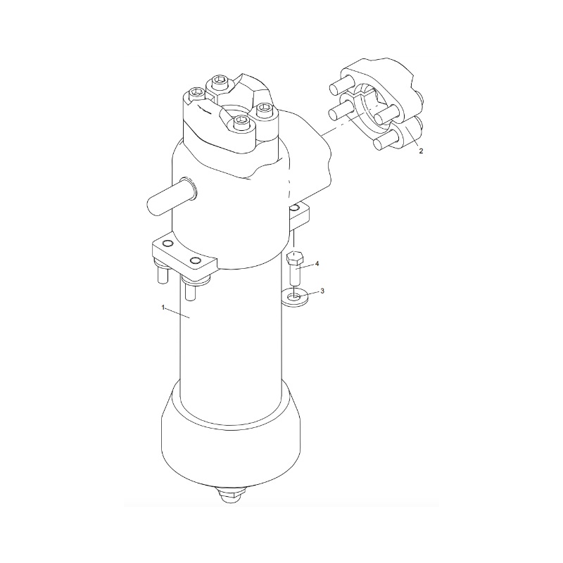 330104591 High Pressure Filter Component XCMG XDE130 Electric driving dump truck spare parts