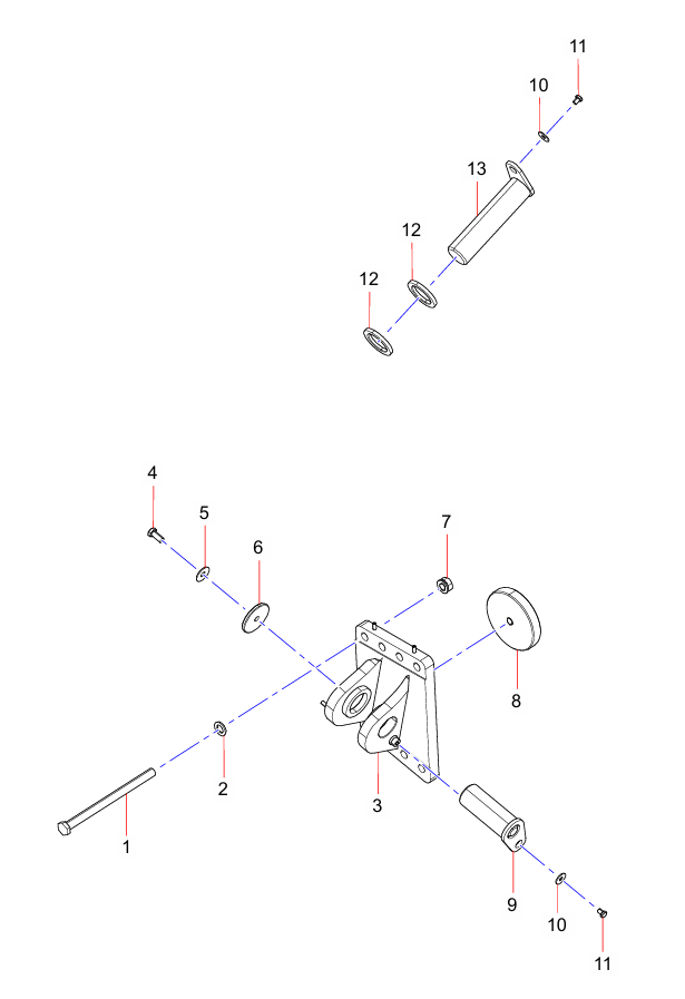 ODT007970663 Left Shock Absorber Bracket Sany SAT40C Articulated Dump Truck spare parts