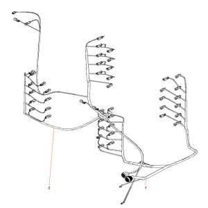 SSY007305346 Main Valve B Wiring Harness Sany SY1350C1C3KH Tracked hydraulic excavator spare parts