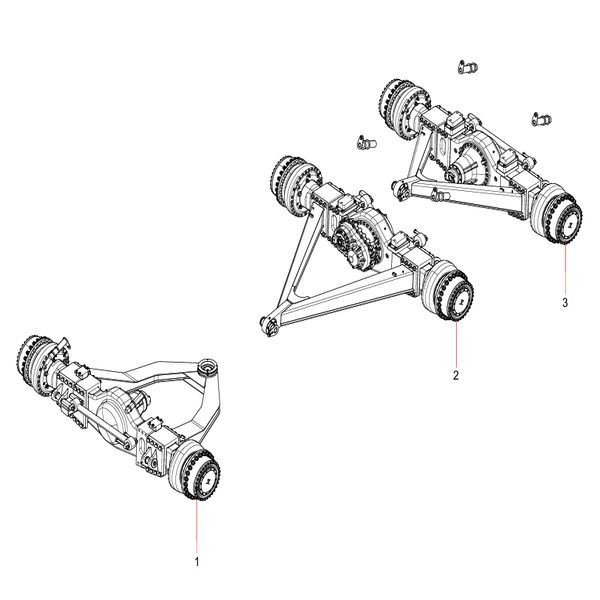 ODT009392101 Chassis system Sany SAT40C Articulated Dump Truck spare parts