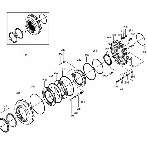 131401020698B017 Compression Spring Sany SAT40C Articulated Dump Truck spare parts