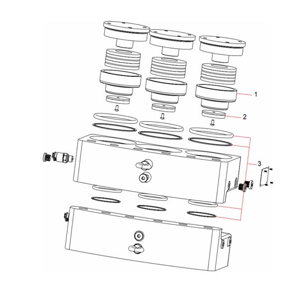 130702000253A002 Brake Piston Sany SAT40C Articulated Dump Truck spare parts