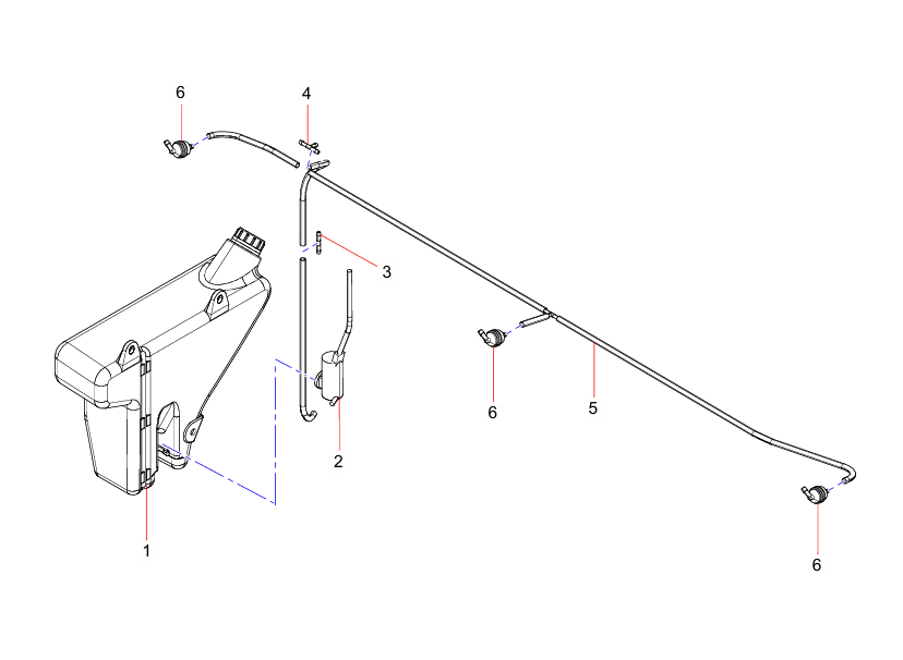 60120287 Water Pipe Sany SAT40C Articulated Dump Truck spare parts